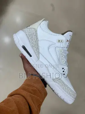 Air Jordan 3 White Cement Basket Ball Shoes
