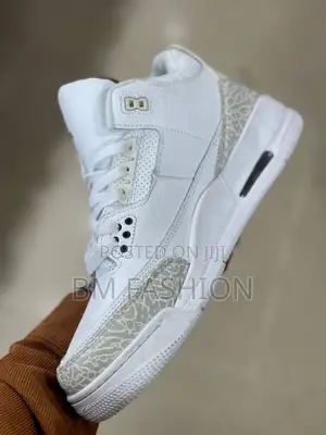 Air Jordan 3 White Cement Basket Ball Shoes