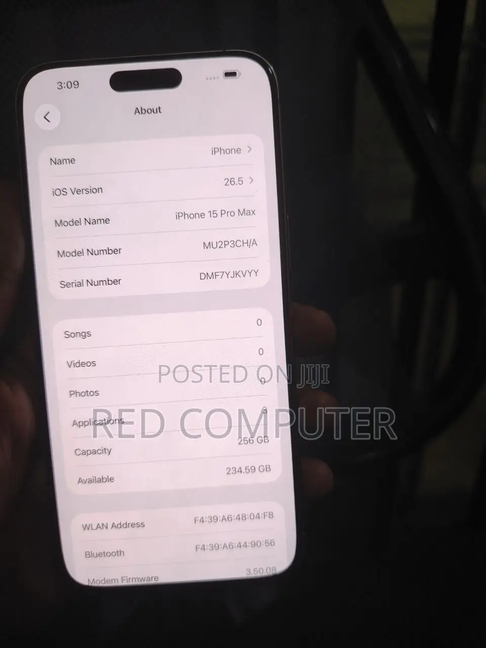 New Apple iPhone 15 Pro Max 256 GB White