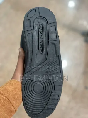 All Black Air Jordan Shoes