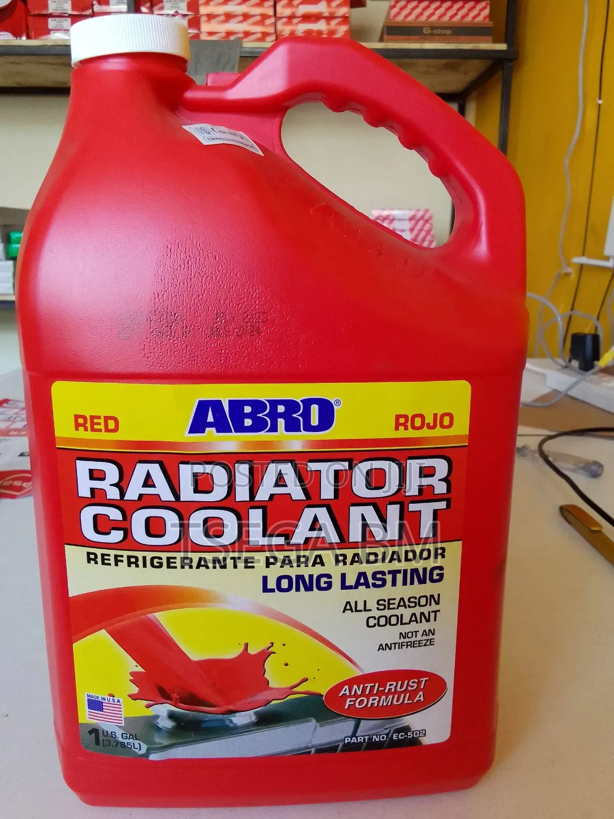 Abro Radiator Coolant Red 1gal (3.785 L)