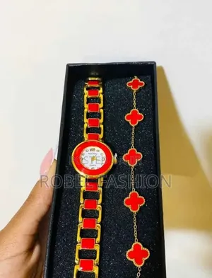 Women's Watch With Bracelet የሴት ሰአት ከብራስሌት ጋር