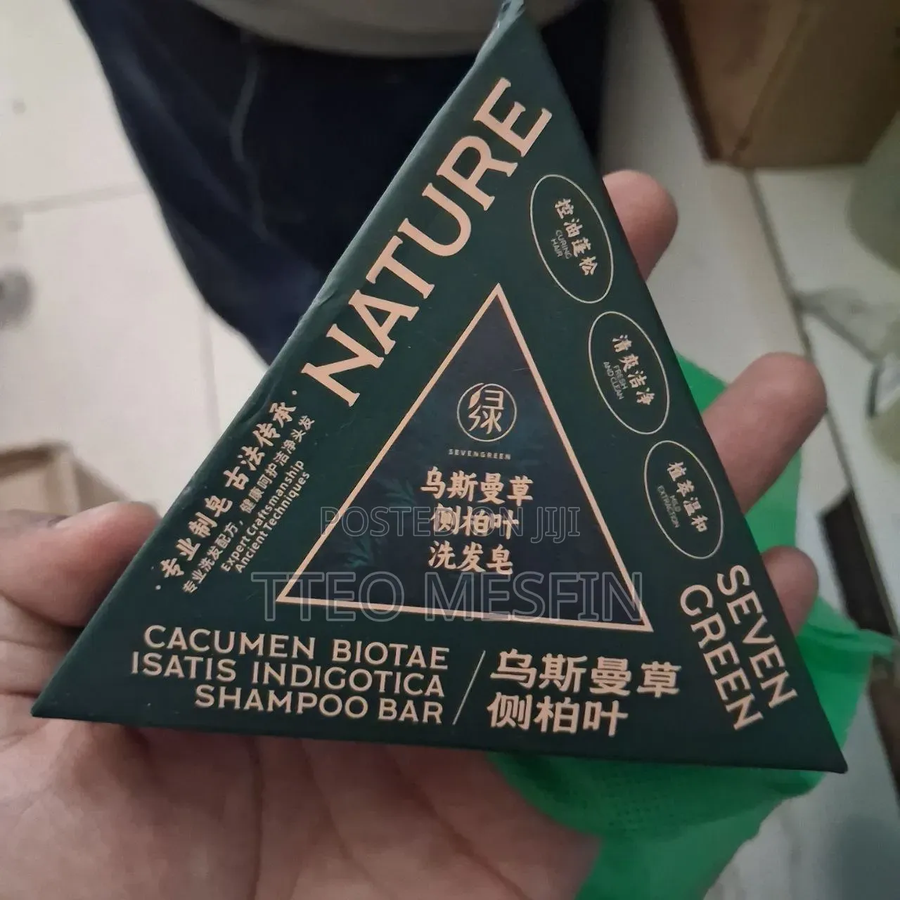 Original Seven Green Hair Soap