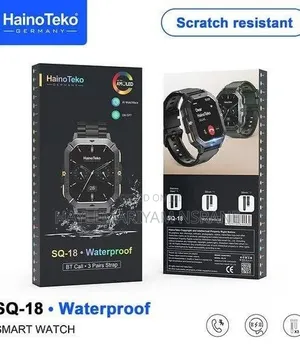 SQ-18 Waterproof Smart Watch With AMOLED Display 3 Straps