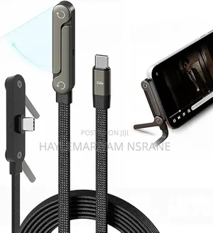 240W Fast Charging Type-C to Type-C Braided Cable With Built-In