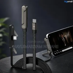 240W Fast Charging Type-C to Type-C Braided Cable With Built-In