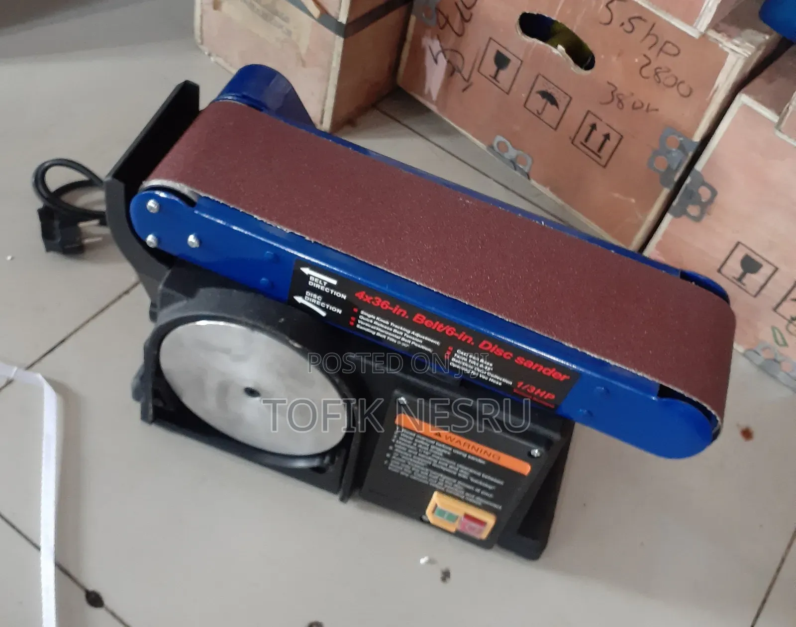 Belt Sander Machine ቤልት ሳንደር ማሽን