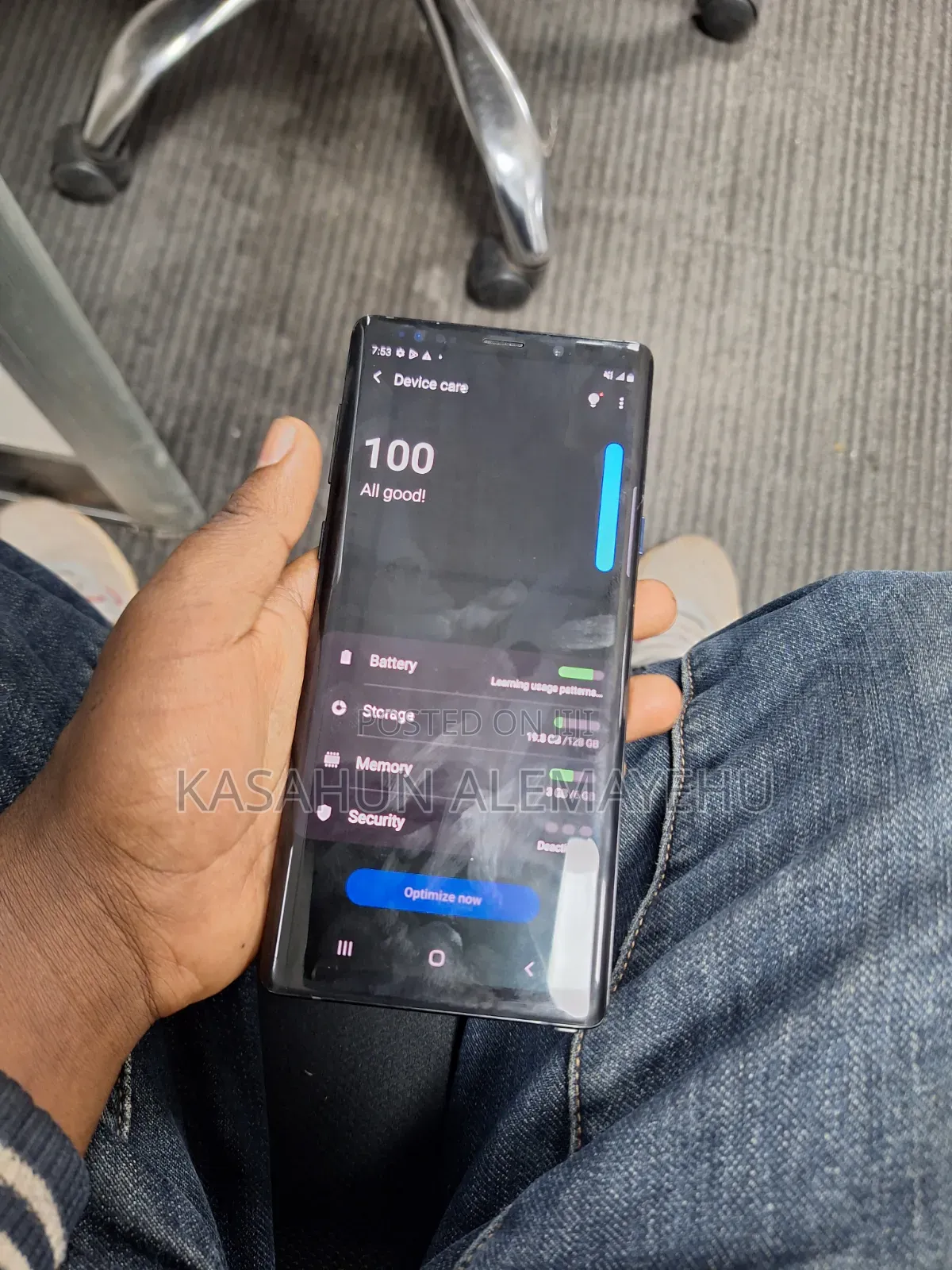 Samsung Galaxy Note 9 128 GB Black