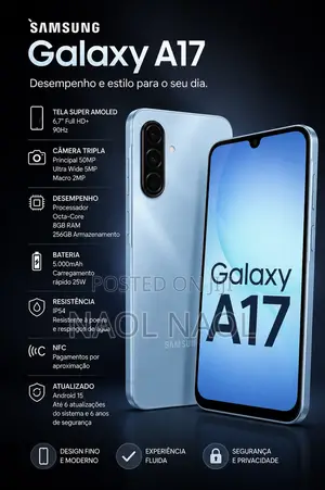 New Samsung Galaxy A17 5G 128 GB Blue