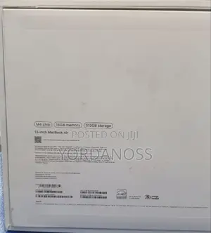 New Laptop Apple MacBook Air 2025 M4 16GB Apple M4 SSD 512GB