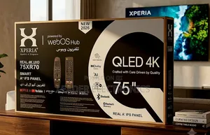 Xperia TV 75" Smart WebOS Hub UHD QLED TV – Frameless Design