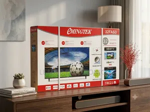 Emingtek TV 32" Smart Android TV Frameless Design New