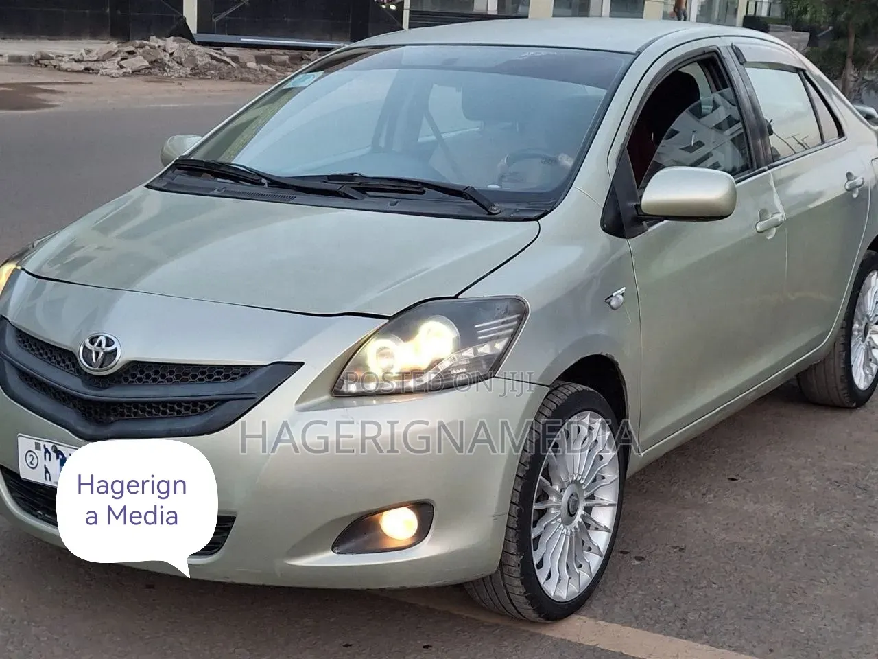 Toyota Yaris 2007 Green