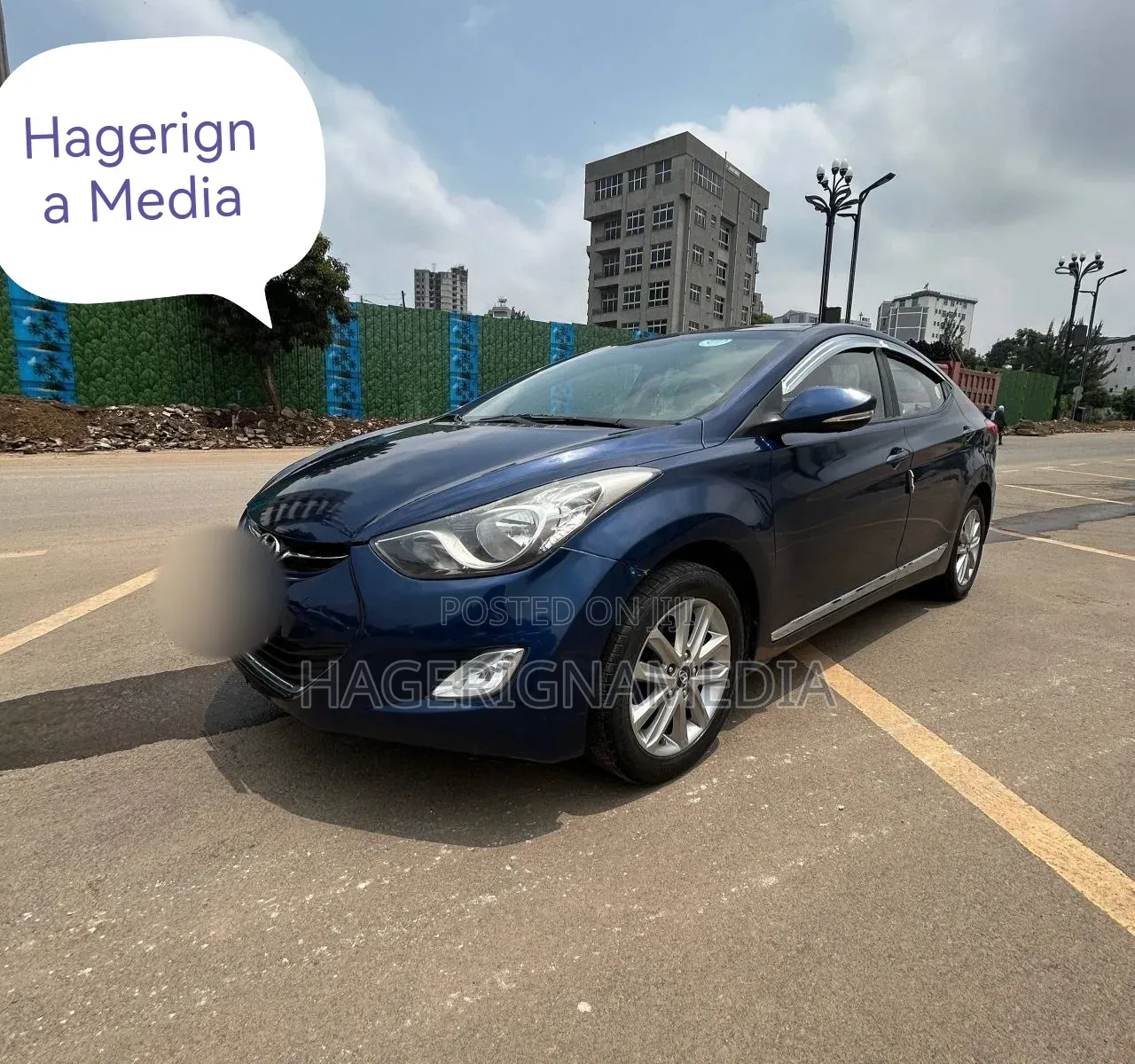 Hyundai Avante 2012 Blue
