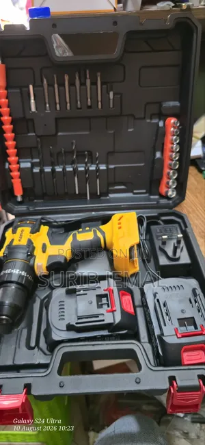 Hanvic Brushless Cordless Drill Lithium-Ion Battery 21v Iron Chuck