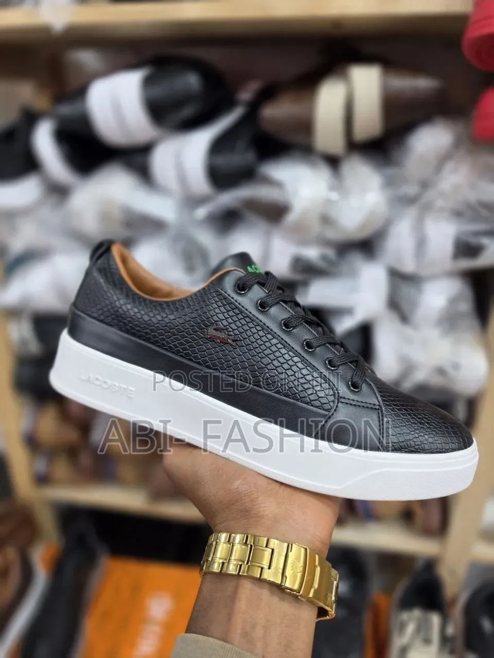 Lacoste Casual Flat Leather 3colors Mens Shoe