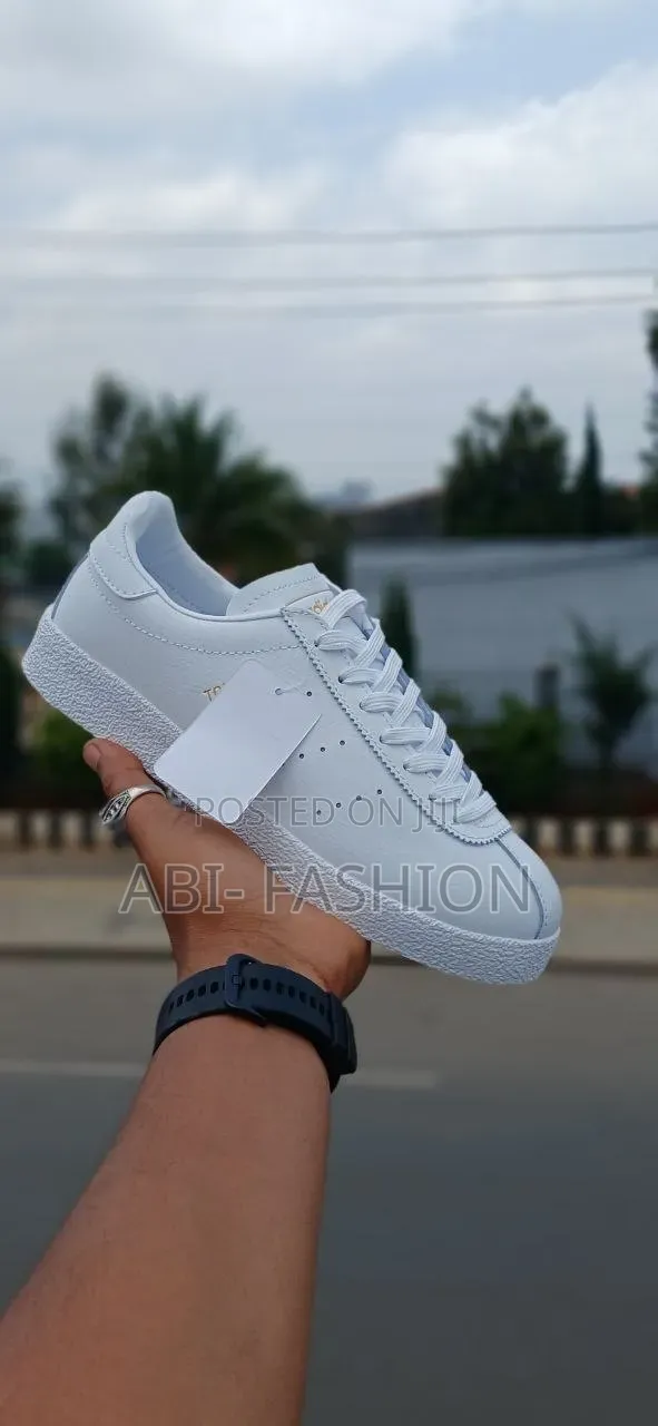 Adidas White Topanga Leather Full Made in Vietnam