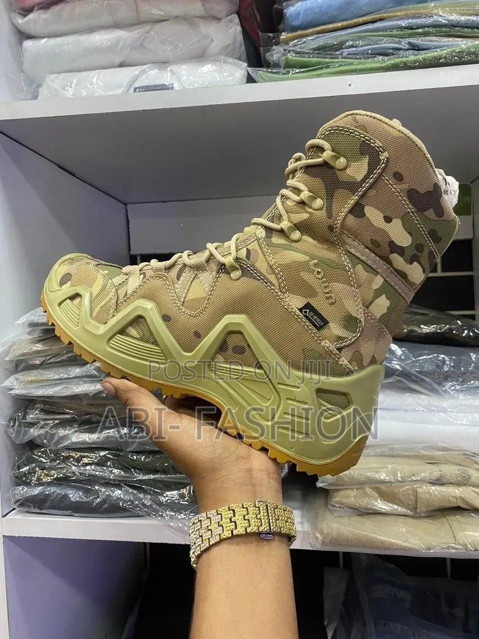Lowa Green Miltary Boots Made in Veitnham