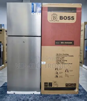 BOSS Refrigerator405 Fan System– Stainless Steel No Frost