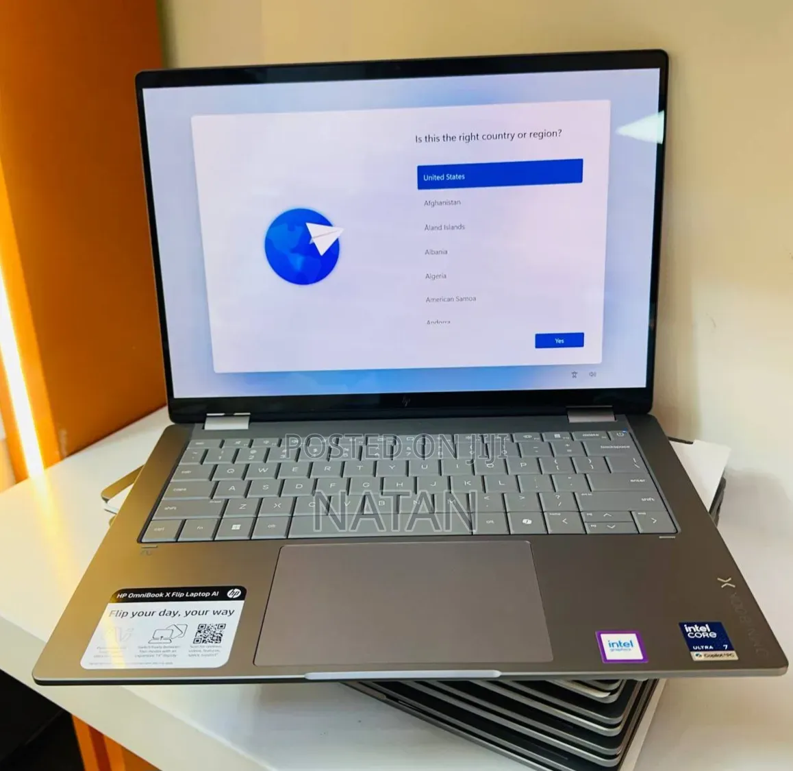 New Laptop HP OmniBook 7 14" 16GB Intel Core Ultra 7 SSD 1T