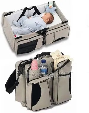 3-in-1 Portable Baby Bed, Diaper Bag Changing Station