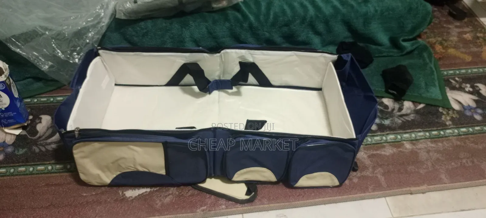 3-in-1 Portable Baby Bed, Diaper Bag Changing Station