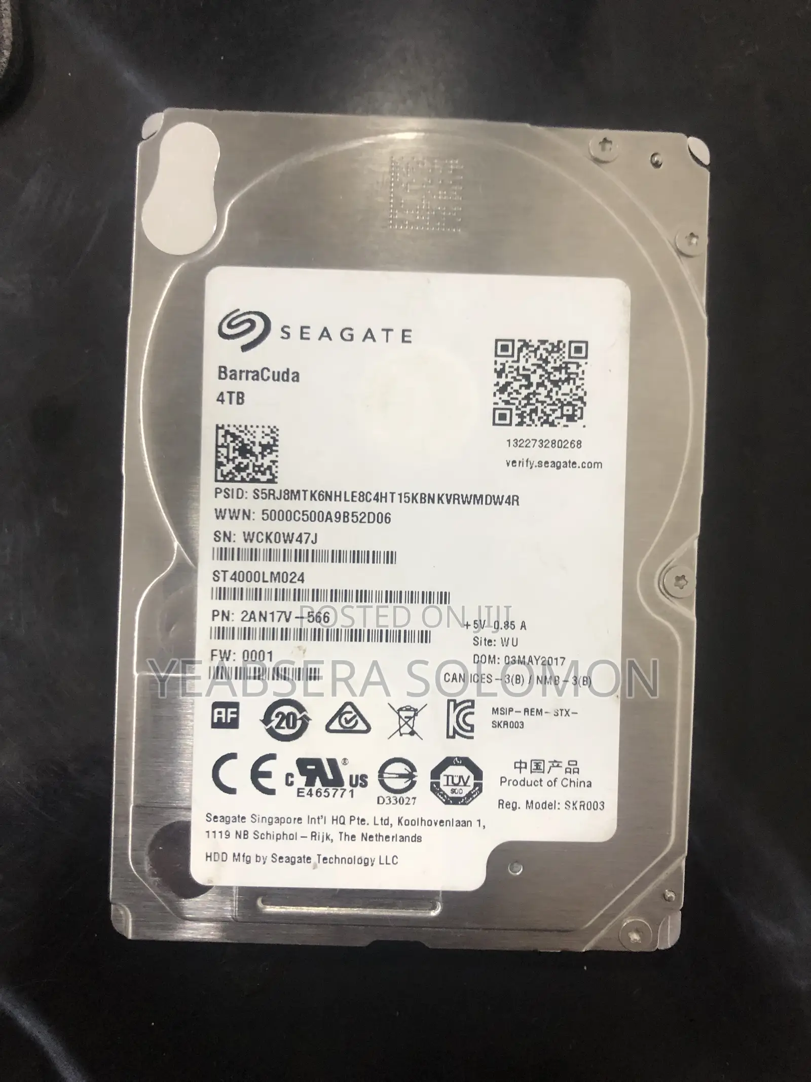 Segate 4tb Internal Harddisk