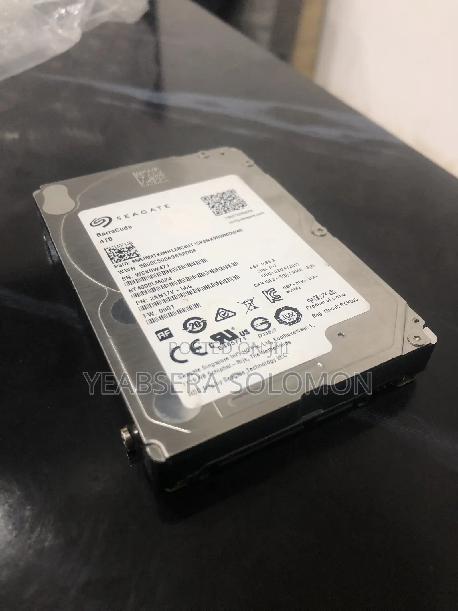 Segate 4tb Internal Harddisk