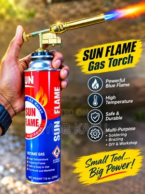 Torch ለ ፍሪጅ ሠራተኞች ለ ጌጣ ጌጥ እና መሰል ስራዎች ከ ሁለት ጋዝ ጋር