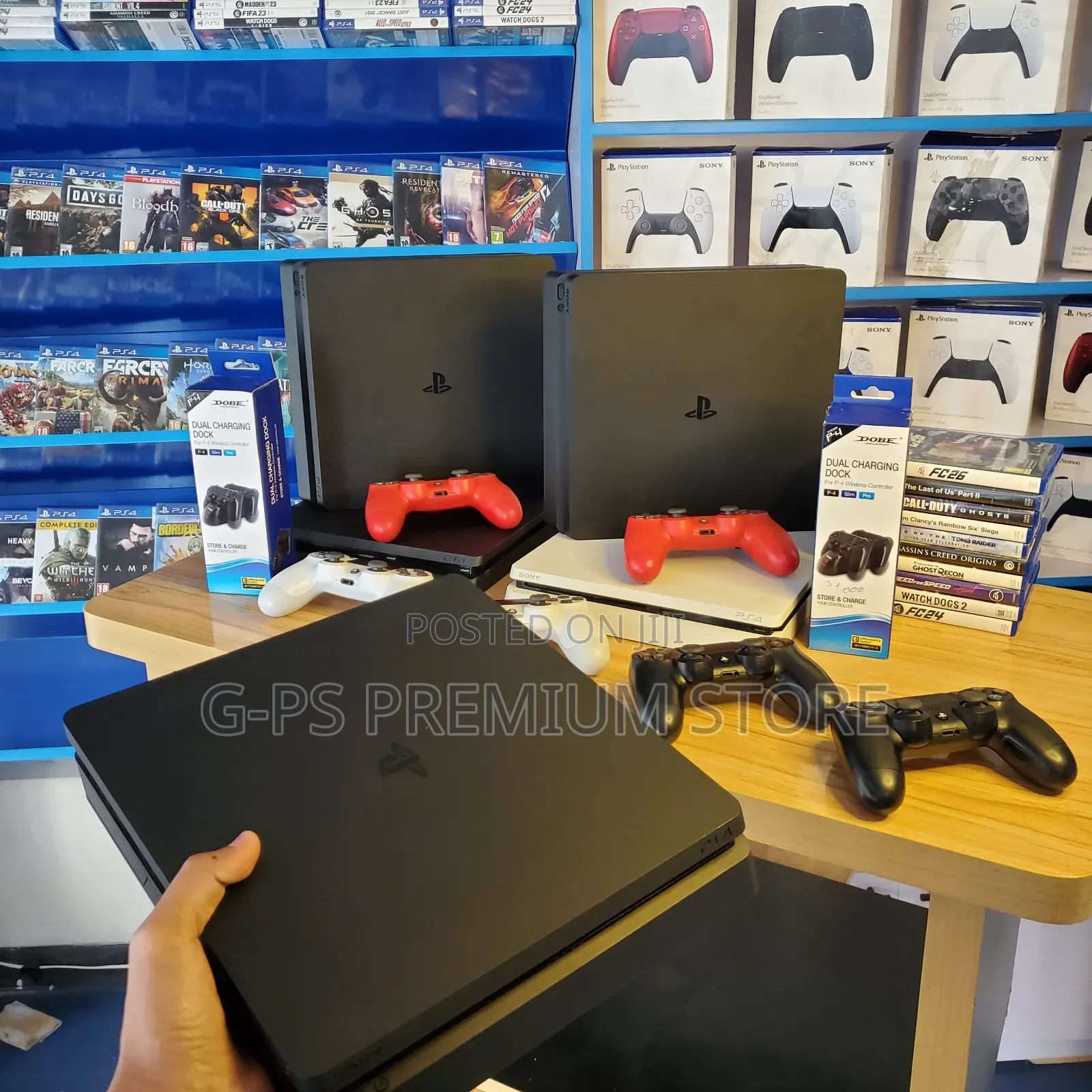 PS4 Slim – 2 Original Joysticks Included