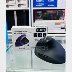 Woddlaffy Vertical Wireless Mouse