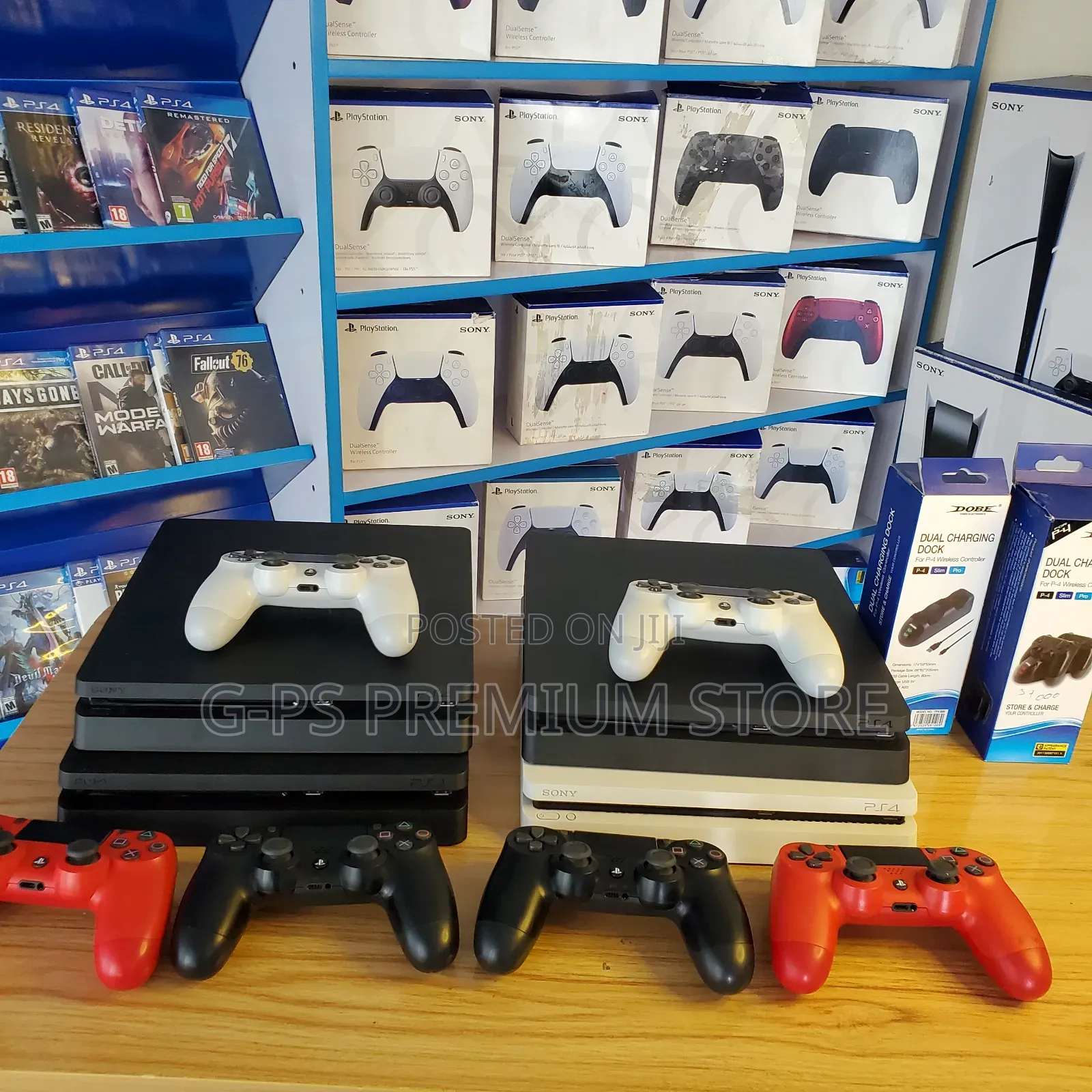 PS4 Slim – Ready With 5 Games
