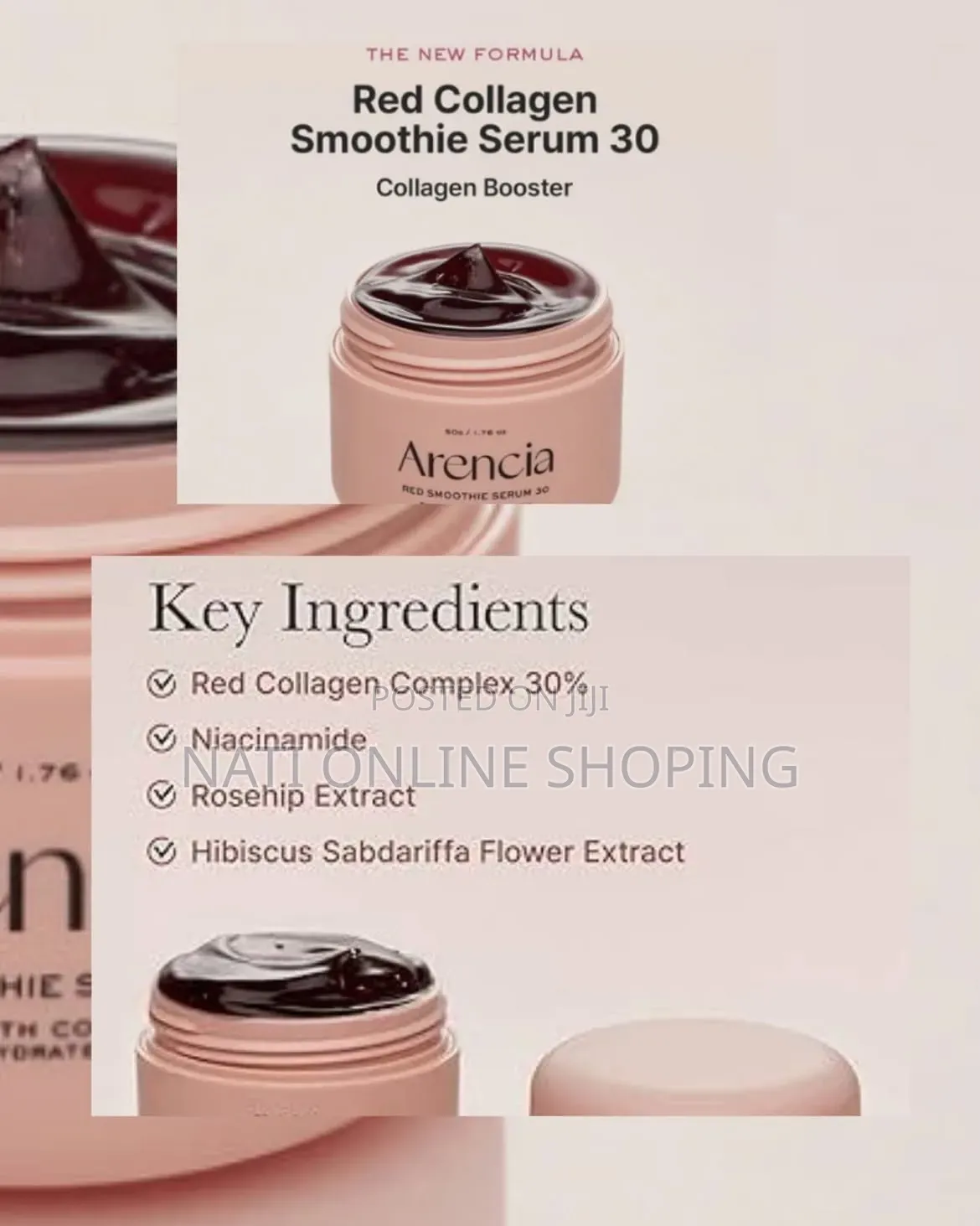Arencia Fresh Rosehip Rice Mochi Cleanser