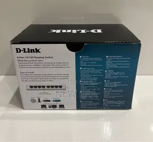 D-Link 8 Port Ethernet Switch | 10/100Mbps | Brand New Sealed