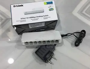 D-Link 8 Port Ethernet Switch | 10/100Mbps | Brand New Sealed