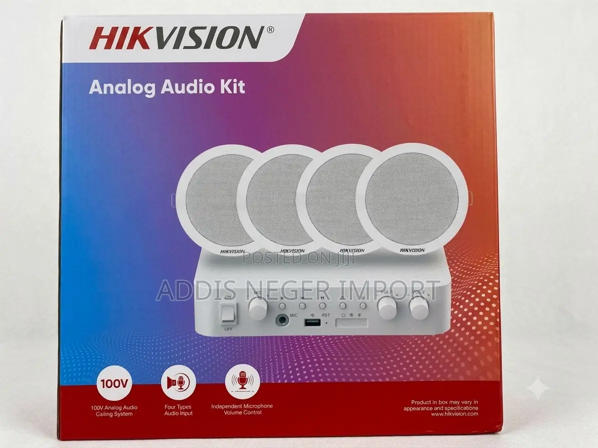 Hikvision 100V Analog Audio Ceiling Speaker Kit