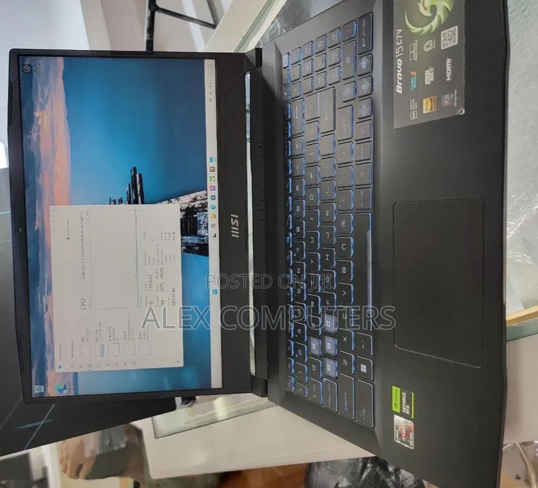 New Laptop MSI Katana GF66 16GB AMD Ryzen 5 SSD 512GB