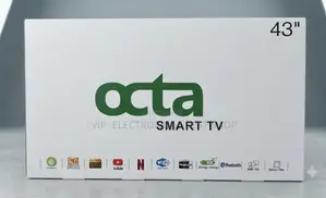 OCTA TV 43 Inch Smart TV. Features Include Full HD 1080P Resolution