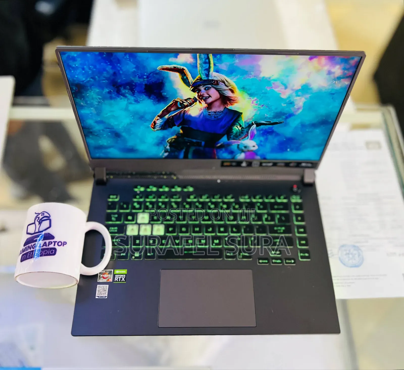 New Laptop Asus ROG Strix G15 16GB AMD Ryzen 9 SSD 512GB