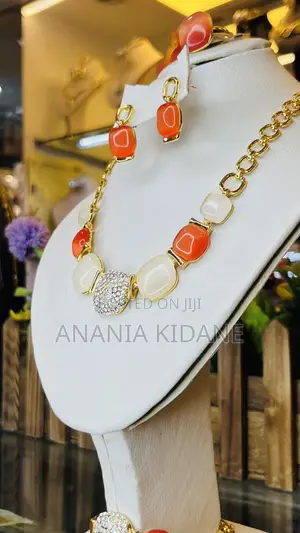 Orange Venus Jewelry Set