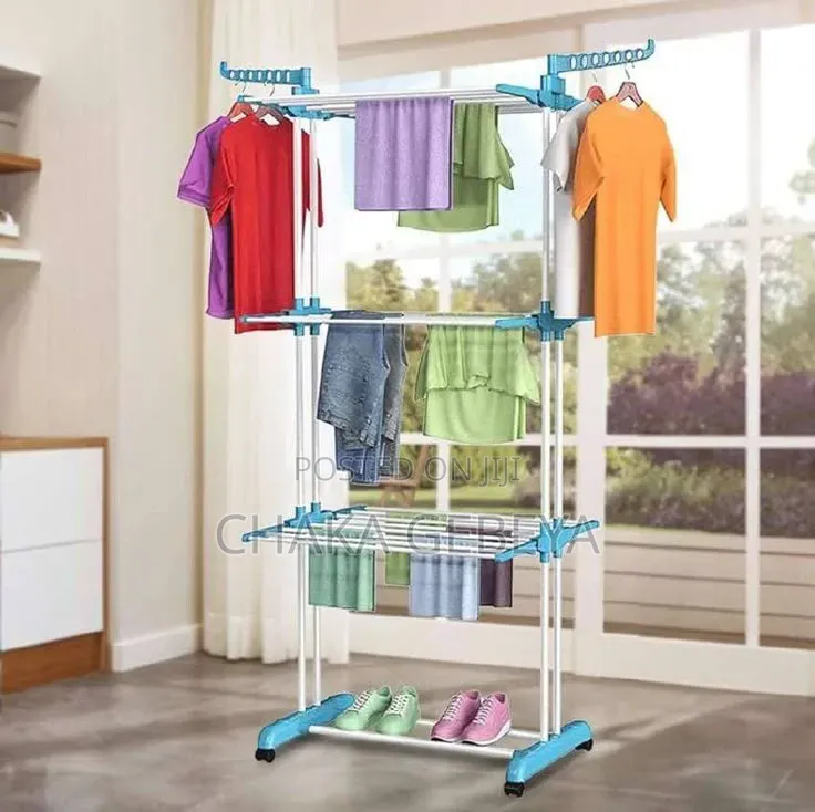 Large Laundry Drying Stand With Wheels | Foldable, Space-Saving