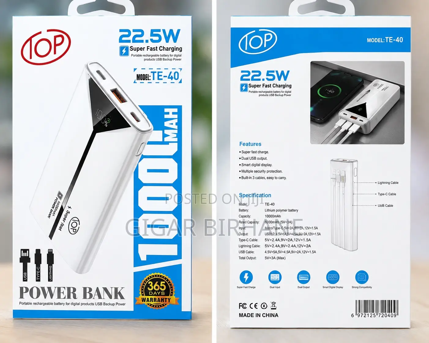 Top 10,000 mAh Powerbank