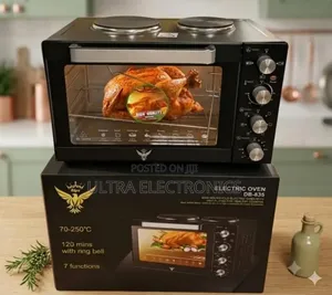 Flips 48l Electric Oven With 2 Hot Plates