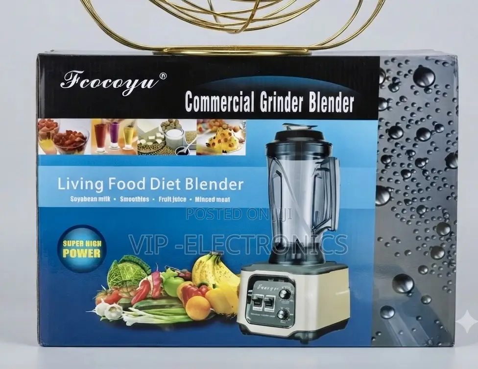 Commercia Grinder Blender 4Liter High-Power – Living Food Diet Blender
