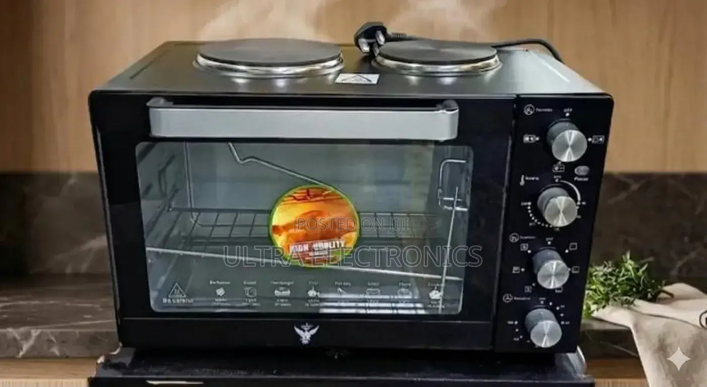 Flips Electric Oven – 48l Flips 48L Electric Oven ከ 2 Hot Plates