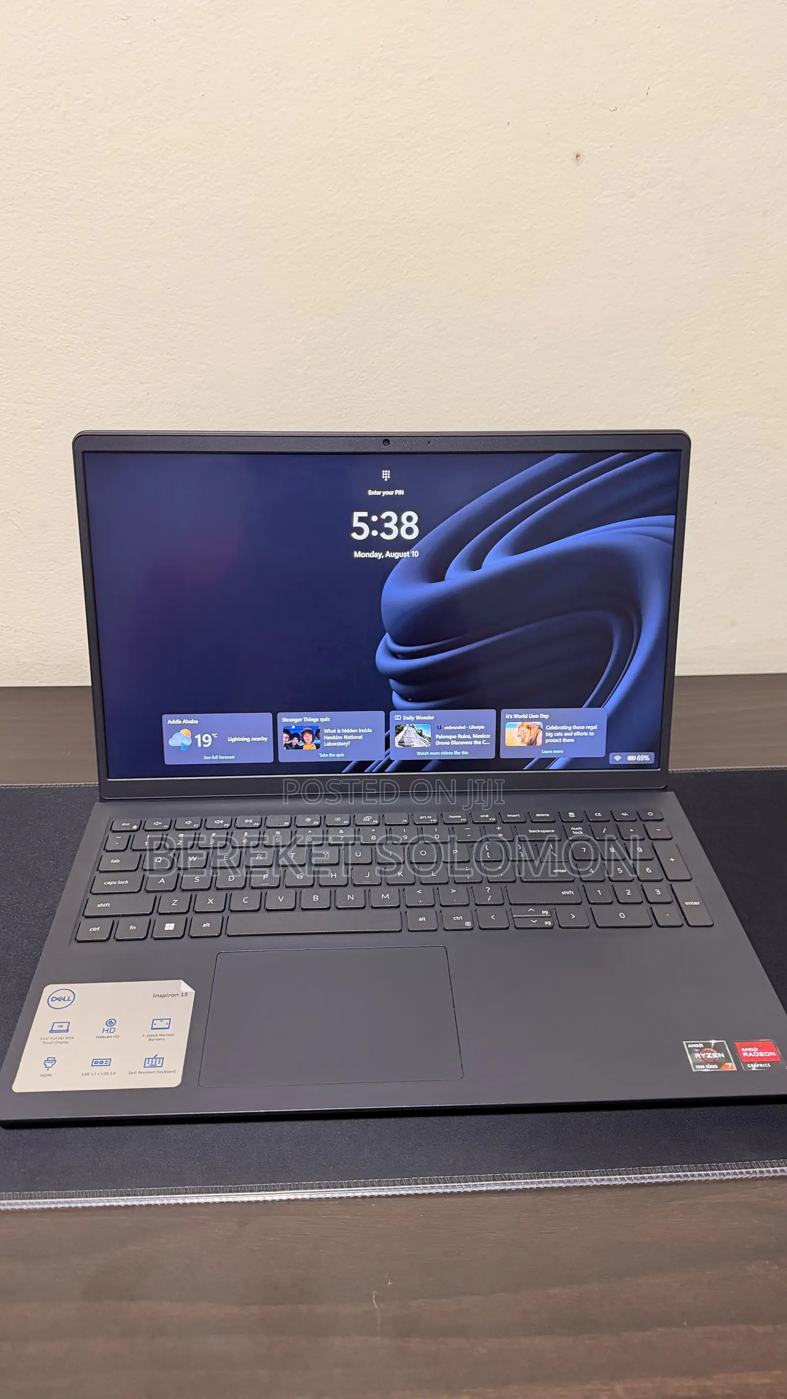 Laptop Dell Inspiron 15 16GB AMD Ryzen 7 SSD 512GB