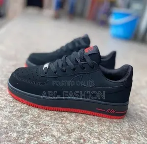 Nike Air Force 1'07 "Red Bottom" #Low Shoes for Men's