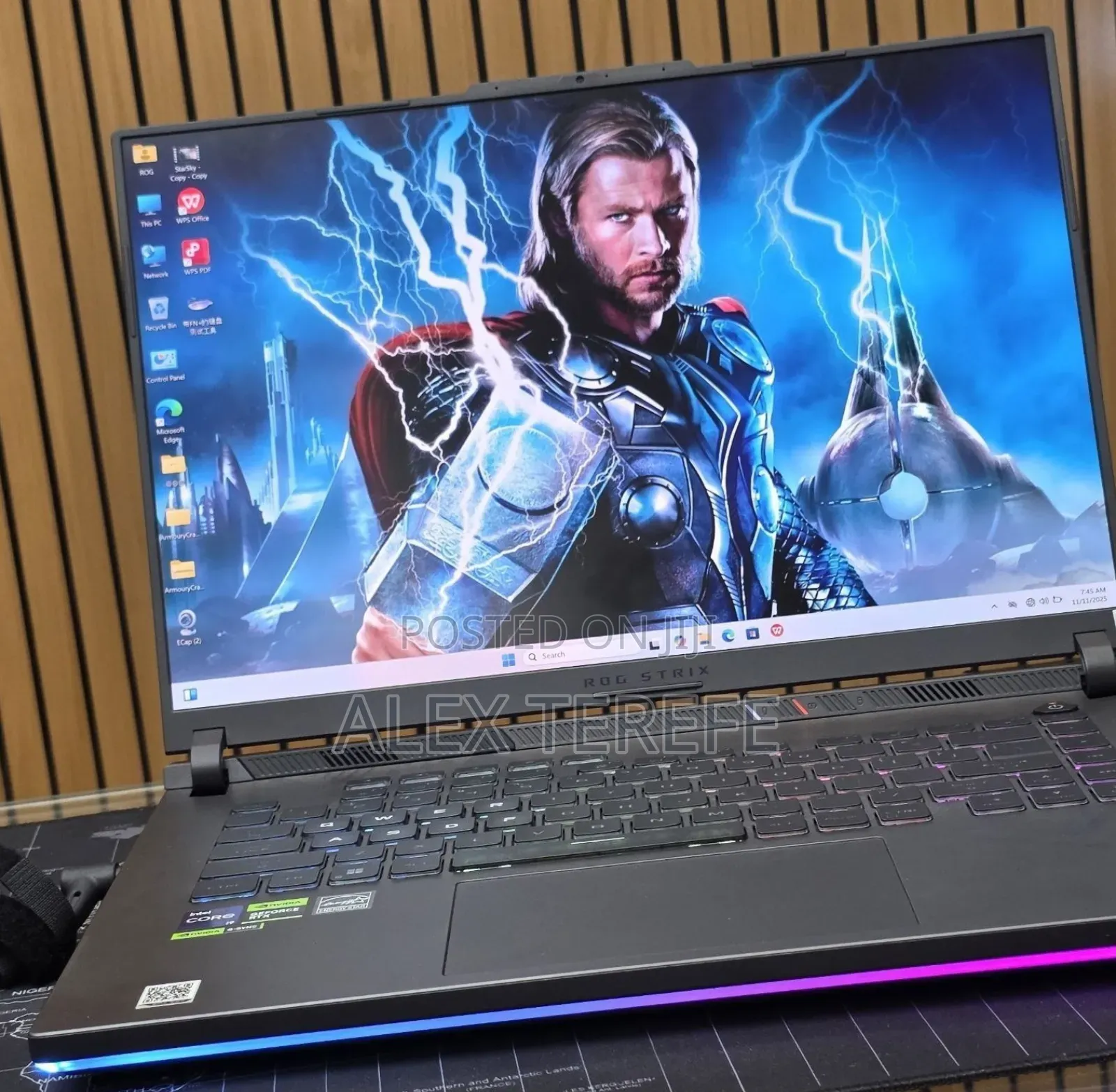 New Laptop Asus ROG Strix G16 G614 16GB Intel Core i9 SSD 1T