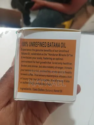 Batana Oil, Marketed as "Honduran Miracle Oil Unrefined