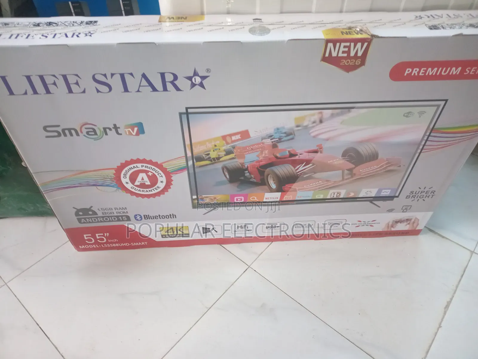 Life Star TV 55inchi Smart Android TV New 20 26 Model
